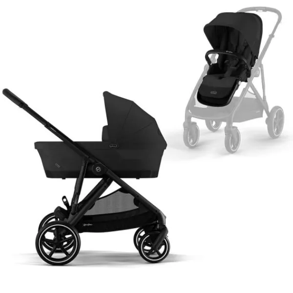 Cybex Kinderwagen Gazelle S Seashell Beige - Light Beige> Tweeling Kinderwagens|Duo Kinderwagens