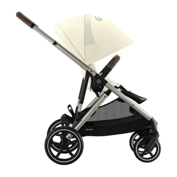 Cybex Kinderwagen Gazelle S Seashell Beige - Light Beige> Tweeling Kinderwagens|Duo Kinderwagens