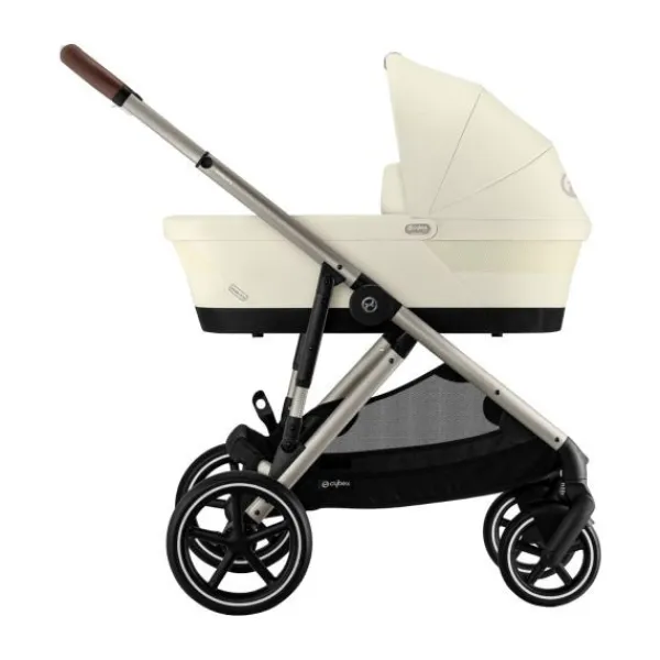 Cybex Kinderwagen Gazelle S Seashell Beige - Light Beige> Tweeling Kinderwagens|Duo Kinderwagens