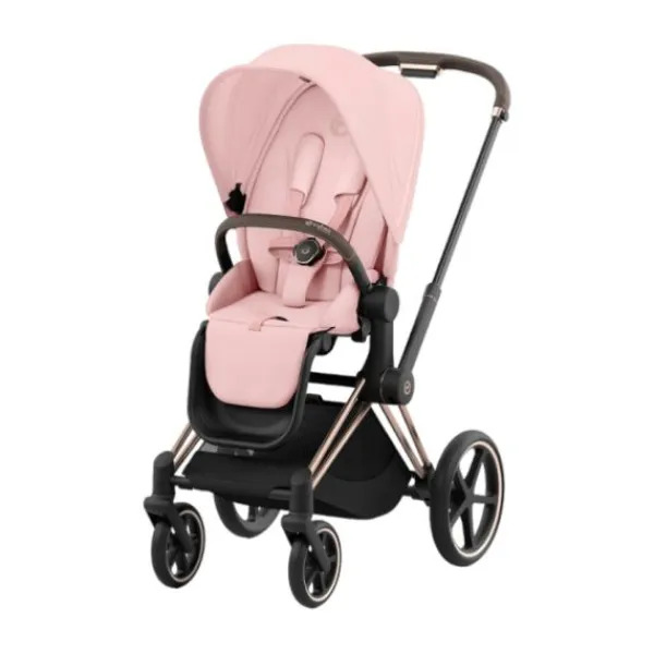 Cybex Kinderwagen 2-in-1 e-Priam 4 Rosegold - Cozy Beige> Wandelwagens|Complete Kinderwagens