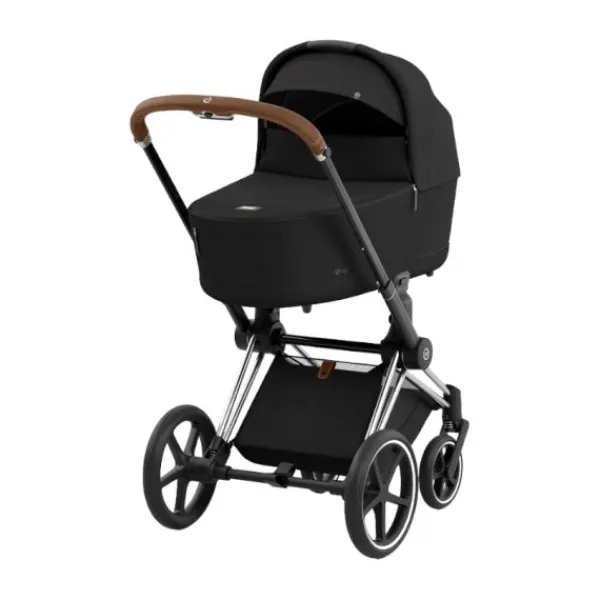Cybex Kinderwagen 2-in-1 e-Priam 4 Chrome Brown / Chrome - Cozy Beige> Wandelwagens|Complete Kinderwagens