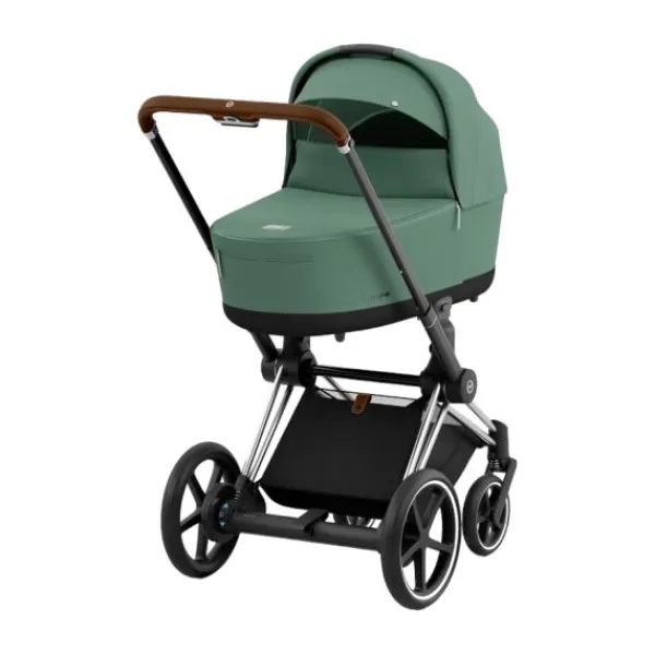 Cybex Kinderwagen 2-in-1 e-Priam 4 Chrome Brown / Chrome - Cozy Beige> Wandelwagens|Complete Kinderwagens