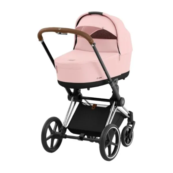 Cybex Kinderwagen 2-in-1 e-Priam 4 Chrome Brown / Chrome - Cozy Beige> Wandelwagens|Complete Kinderwagens