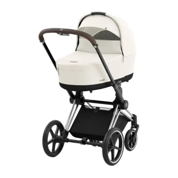 Cybex Kinderwagen 2-in-1 e-Priam 4 Chrome Brown / Chrome - Cozy Beige> Wandelwagens|Complete Kinderwagens