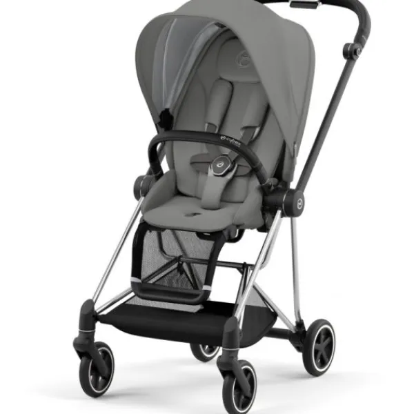 Cybex Kinderwagen 2-in-1 Mios 3 Chrome Black / Chrome - Cozy Beige / Beige> Wandelwagens|Complete Kinderwagens