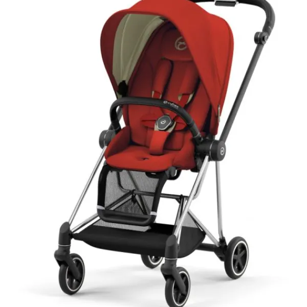 Cybex Kinderwagen 2-in-1 Mios 3 Chrome Black / Chrome - Cozy Beige / Beige> Wandelwagens|Complete Kinderwagens