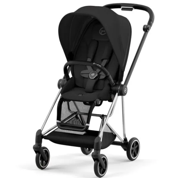 Cybex Kinderwagen 2-in-1 Mios 3 Chrome Black / Chrome - Cozy Beige / Beige> Wandelwagens|Complete Kinderwagens