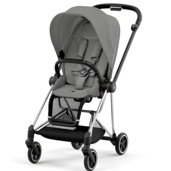 Cybex Kinderwagen 2-in-1 Mios 3 Chrome Black / Chrome - Cozy Beige / Beige> Wandelwagens|Complete Kinderwagens