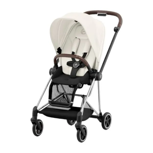 Cybex Kinderwagen 2-in-1 Mios 3 Chrome Brown / Chrome - Cozy Beige / Beige> Wandelwagens|Complete Kinderwagens
