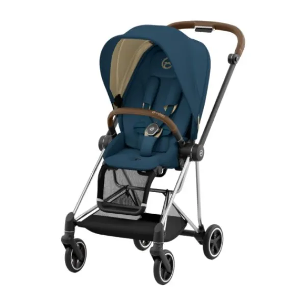 Cybex Kinderwagen 2-in-1 Mios 3 Chrome Brown / Chrome - Cozy Beige / Beige> Wandelwagens|Complete Kinderwagens