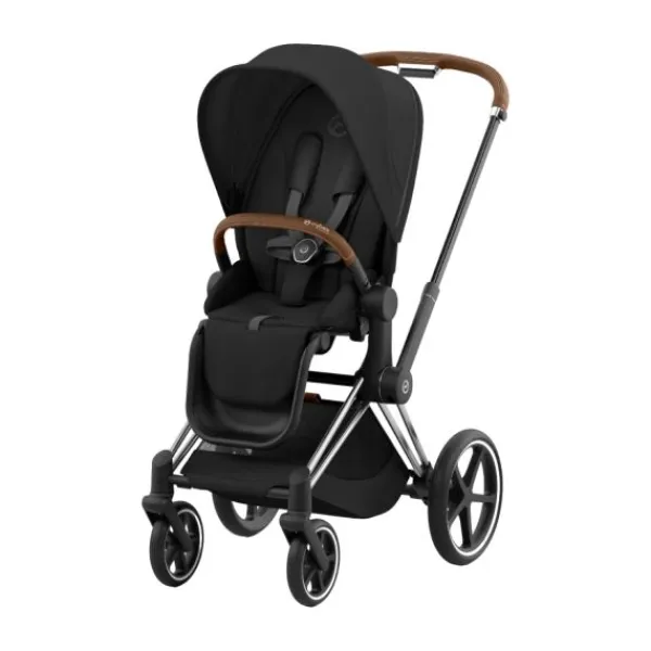 Cybex Kinderwagen 2-in-1 Priam 4 Chrome Brown / Chrome - Cozy Beige> Wandelwagens|Complete Kinderwagens