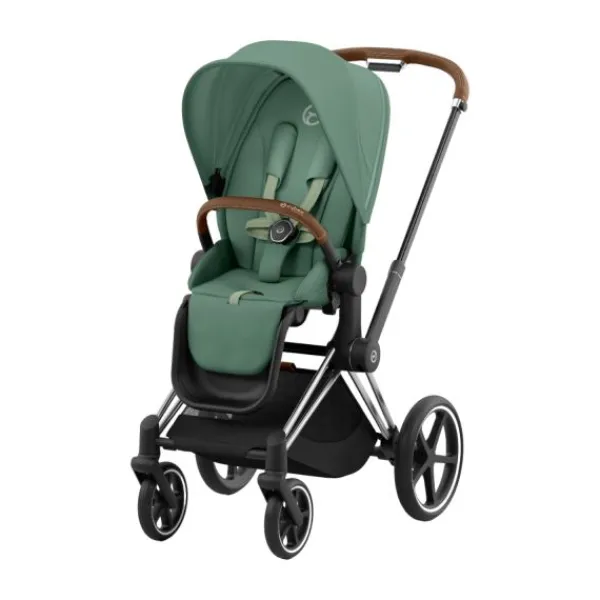 Cybex Kinderwagen 2-in-1 Priam 4 Chrome Brown / Chrome - Cozy Beige> Wandelwagens|Complete Kinderwagens