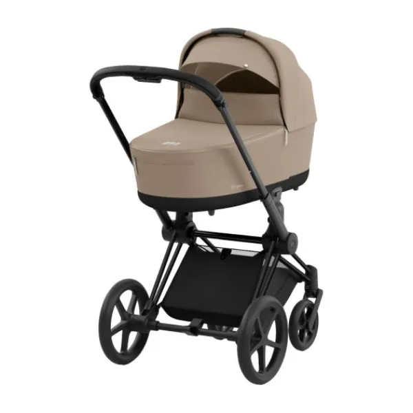 Cybex Kinderwagen 2-in-1 Priam 4 Matt Black - Cozy Beige> Wandelwagens|Complete Kinderwagens