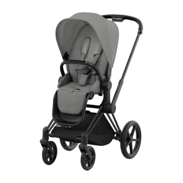 Cybex Kinderwagen 2-in-1 Priam 4 Matt Black - Cozy Beige> Wandelwagens|Complete Kinderwagens