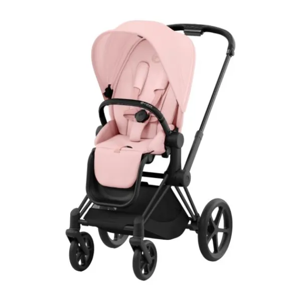Cybex Kinderwagen 2-in-1 Priam 4 Matt Black - Cozy Beige> Wandelwagens|Complete Kinderwagens