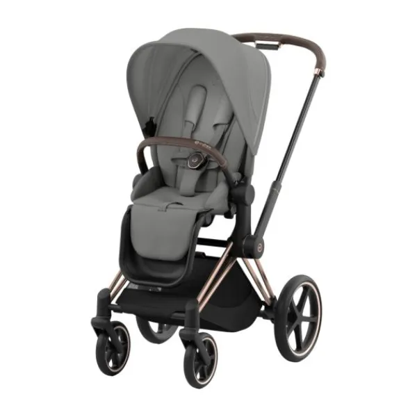 Cybex Kinderwagen 2-in-1 Priam 4 Rosegold - Cozy Beige> Wandelwagens|Complete Kinderwagens