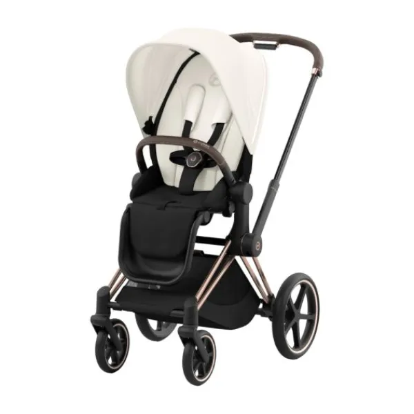 Cybex Kinderwagen 2-in-1 Priam 4 Rosegold - Cozy Beige> Wandelwagens|Complete Kinderwagens