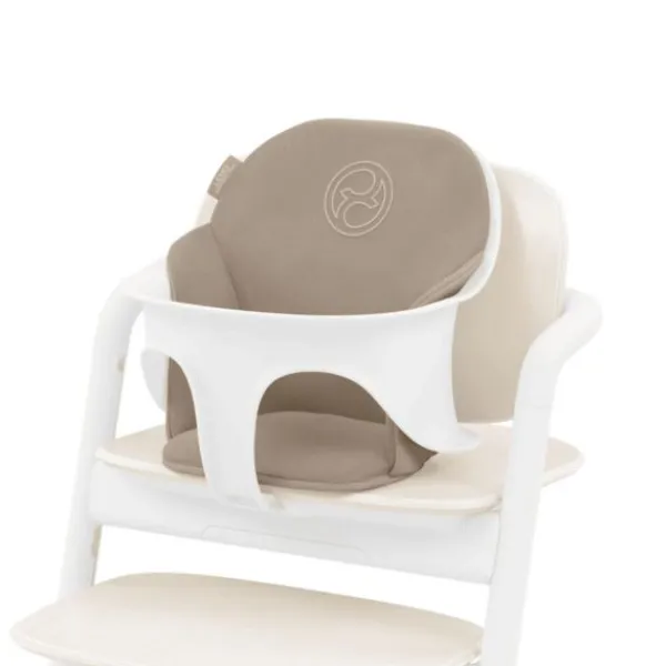 Cybex Lemo 3-in-1 Set Sand White - White> Kunststof Kinderstoelen|Houten Kinderstoelen