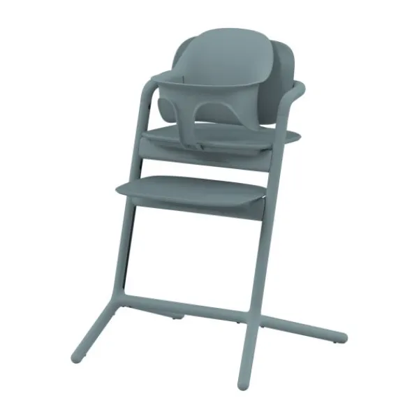 Cybex Lemo 4-in-1 Set Stone Blue - Mid Blue> Kunststof Kinderstoelen|Houten Kinderstoelen