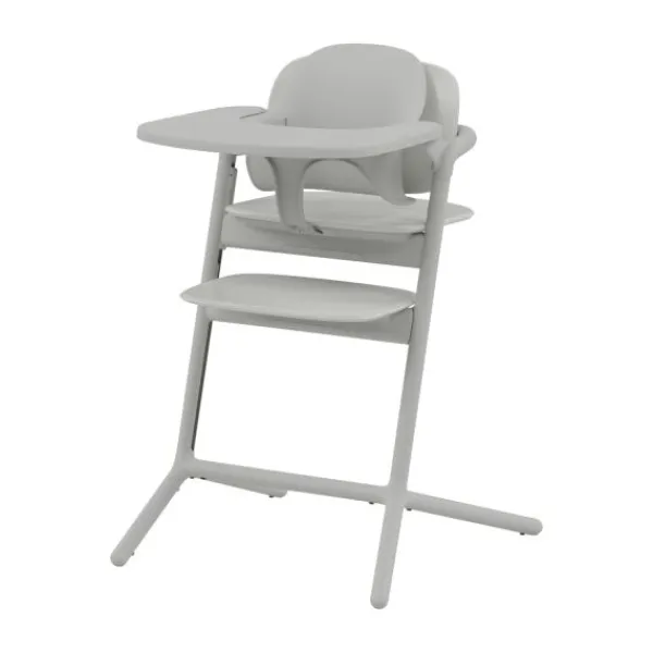 Cybex Lemo 4-in-1 Set Stone Blue - Mid Blue> Kunststof Kinderstoelen|Houten Kinderstoelen