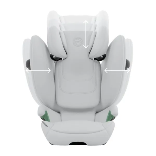Cybex Solution G2 I-Fix Autostoeltje - Fog Grey / Light Grey> Autostoel Groep 2/3 (15-36Kg)