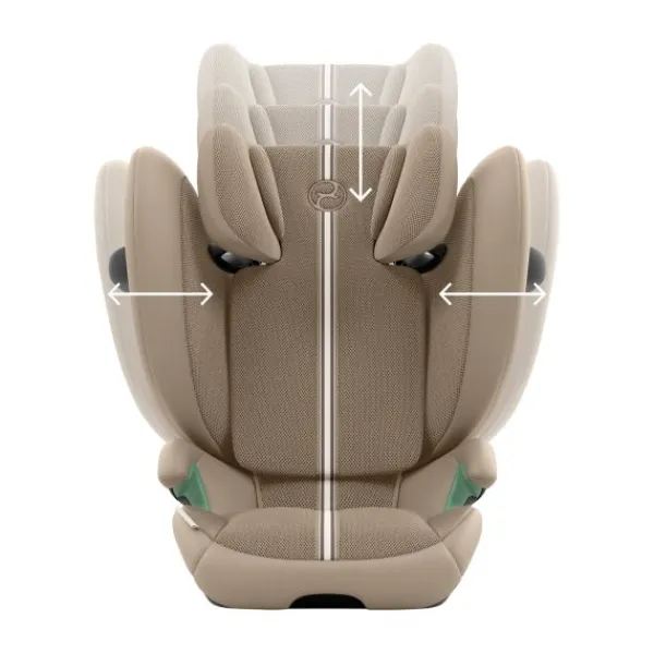 Cybex Solution G2 I-Fix Plus Autostoeltje - Almond Beige / Beige> Autostoel Groep 2/3 (15-36Kg)