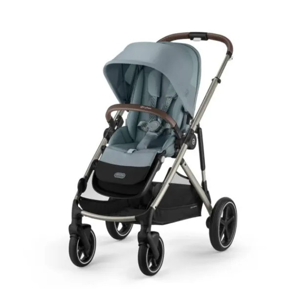 Cybex Tweelingwagen Gazelle S Seashell Beige - Light Beige> Tweeling Kinderwagens|Duo Kinderwagens