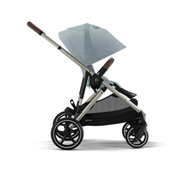 Cybex Tweelingwagen Gazelle S Seashell Beige - Light Beige> Tweeling Kinderwagens|Duo Kinderwagens