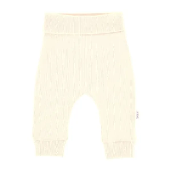 DAY Broekje Rib - Cream - Mt. 62/68> Broekjes