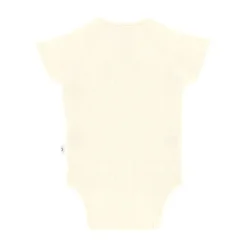 DAY Overslagromper Korte Mouw Rib - Mt. 74/80 - Cream> Rompertjes
