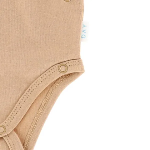 DAY Overslagromper Korte Mouw - Mocha - Mt. 50/56> Rompertjes