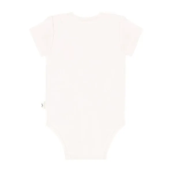 DAY Romper Korte Mouw + Grow-Along - Off White - Mt. 50/56> Rompertjes