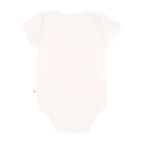 DAY Romper Korte Mouw - Off White - Mt. 50/56> Rompertjes