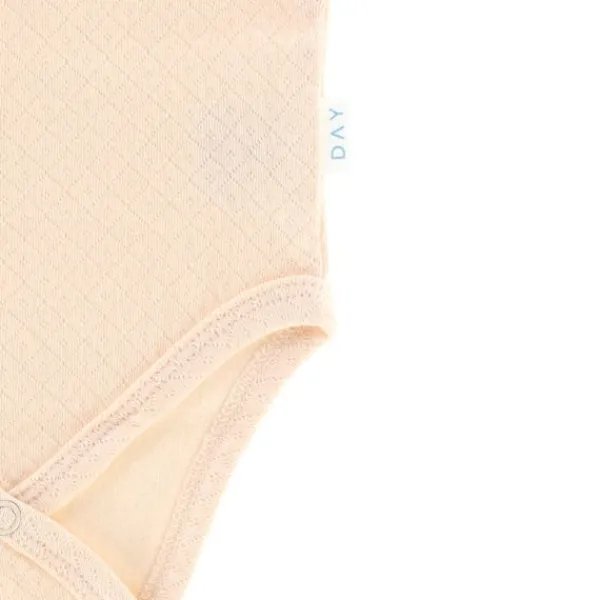 DAY Romper Met Kraagje - Apricot - Maat 62/68> Rompertjes