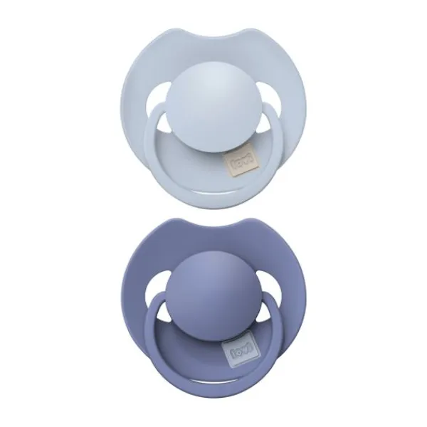 Difrax Dynamic Lovi Prime Fopspeen - 18+M - 2st. - Baby Blue/Blue> Fopspenen 18+ Maanden