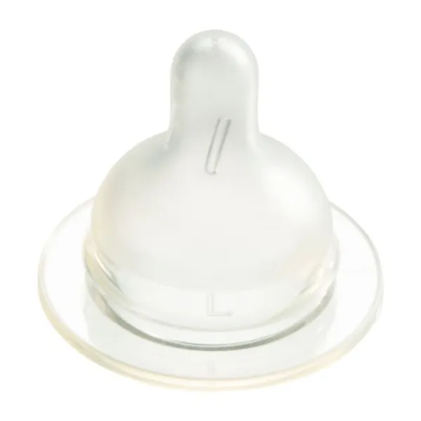 Difrax Flesspeen Brede Hals Natural M (2 stuks)> Flesspenen