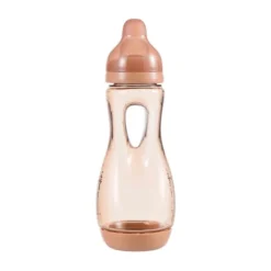 Difrax Handgreepfles Raspberry 240ml> Flessen