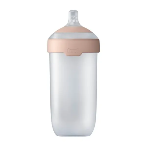 Difrax Mammafeel Fles – 330 ml – Soft Pink> Flessen