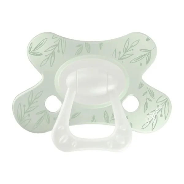 Difrax Natural Fopspeen - Newborn - Soft Pink Hearts> Fopspenen 0-6 Maanden|Fopspenen 6+ Maanden