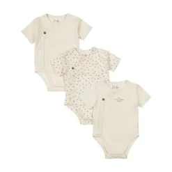 Dirkje Romper Overslag Korte Mouw Off White 3-Pack 44><noscript><img width=