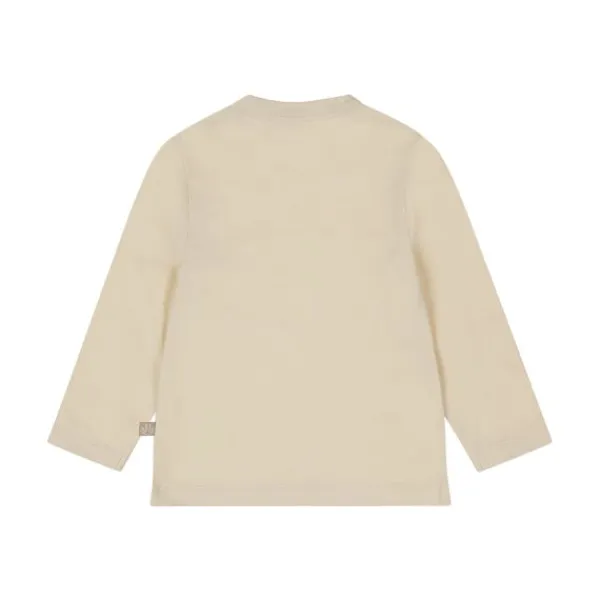 Dirkje T‑Shirt Animal – Maat 80 – Offwhite> Shirtjes