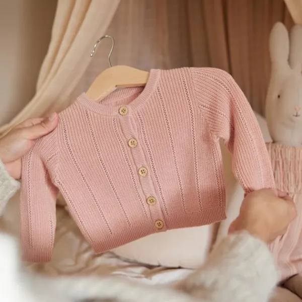 Dirkje Vest Dusty Pink 56> Vestjes