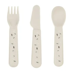 Done By Deer Foodie Cutlery Set Confetti Sand> Bestek
