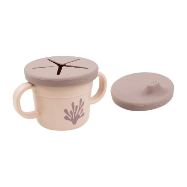 Done By Deer Foodie Cutlery Set Happy Dots Powder> Bekers|Bordjes