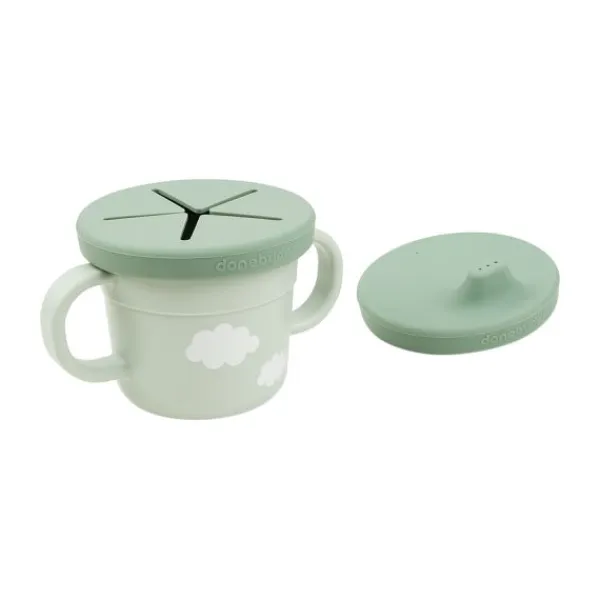 Done By Deer Foodie Cutlery Set Happy Dots Powder> Bekers|Bordjes