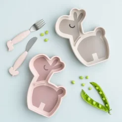 Done By Deer Silicone Stick&Stay Snack Bord Lalee Sand><noscript><img width=