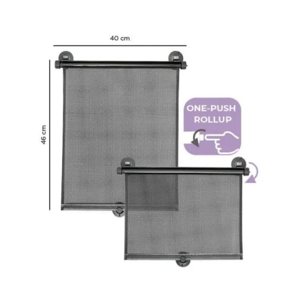 Dooky Car Sun Shade 2-Pack> Zonneschermen|Accessoires Autostoel