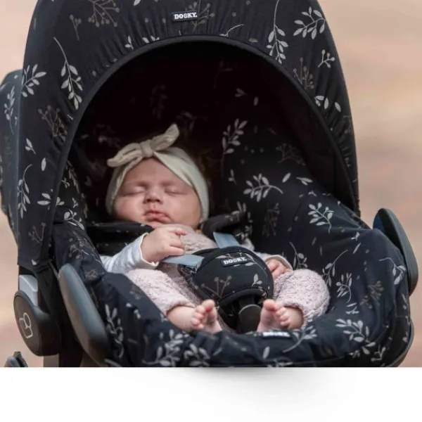 Dooky Seat Cover - 0mnd+ - Romantic Leaves Beige> Accessoires Autostoel