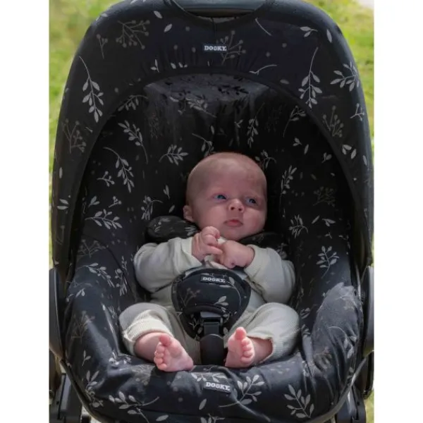 Dooky Seat Cover - 0mnd+ - Romantic Leaves Beige> Accessoires Autostoel