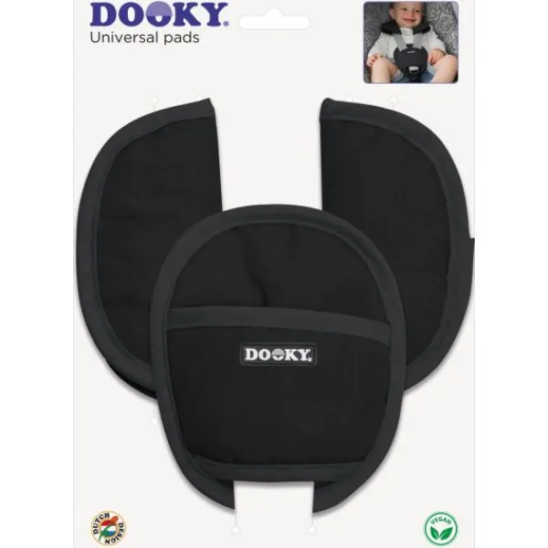 Dooky Universele Pads Uni Black> Accessoires Autostoel